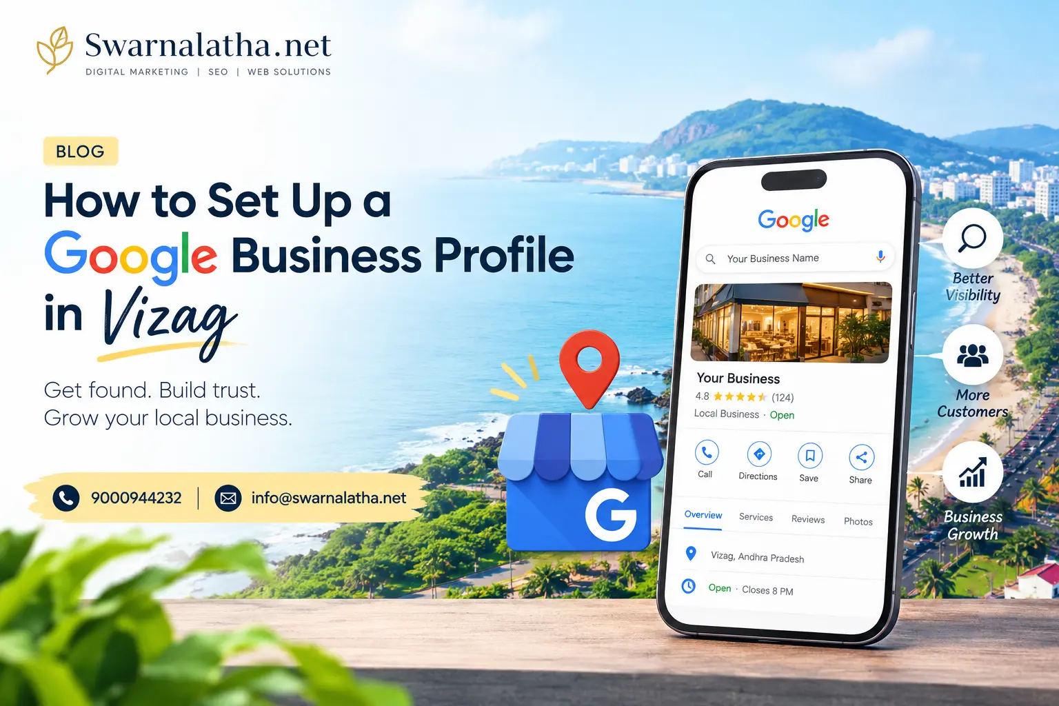 How to set up Google Business Profile in Vizag
